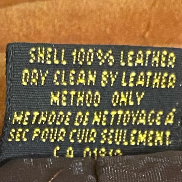 Vintage Suede Leather Jacket Burnt Orange Belted Suede Coat Size Medium 13/14 - Picture 10 of 17